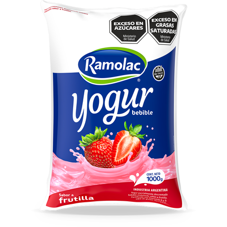 Yogur bebible x 1lt Frutilla