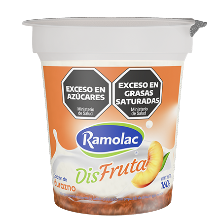 Yogur con colchón de durazno - 160g