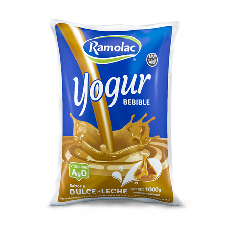 Yogur bebible x 1lt Dulce de Leche