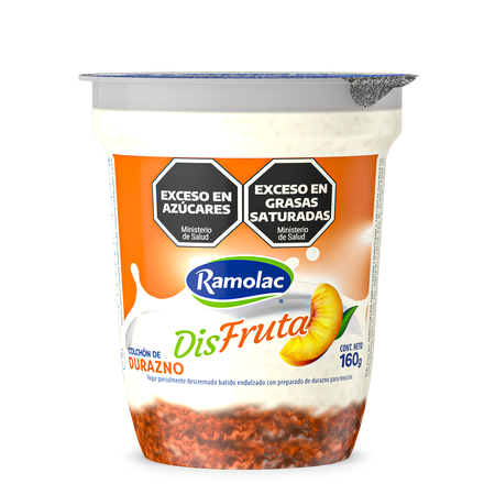 Yogur con colchón de durazno - 160g
